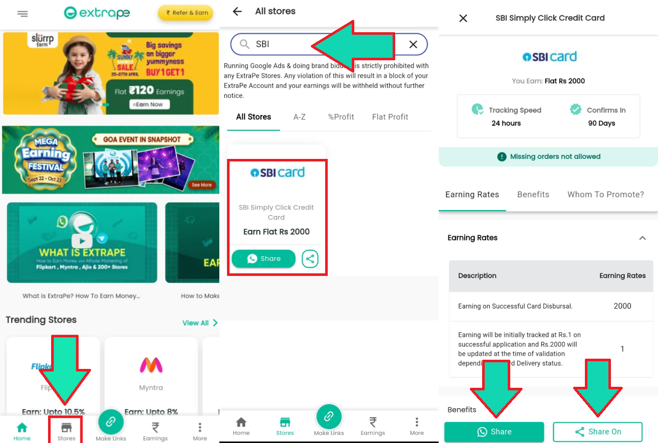 Promote SBI Credit Card & Earn Money
