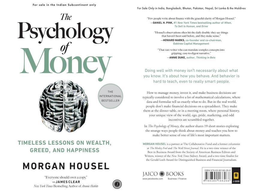 The Psychology of Money-best book for stock market