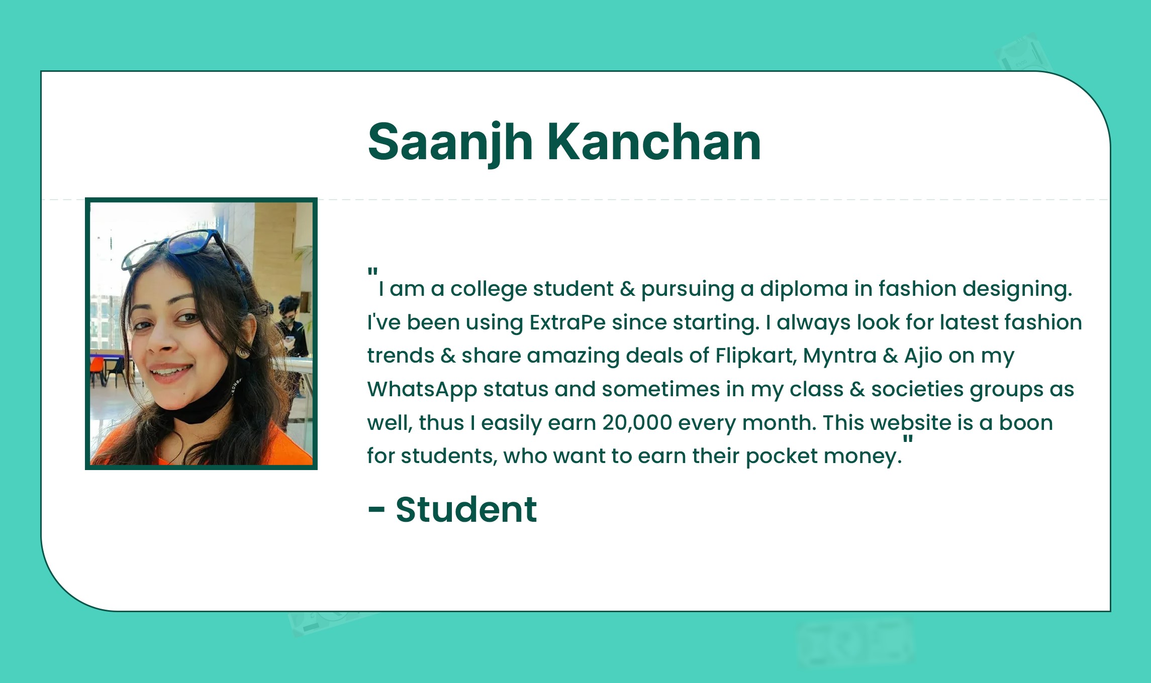 Saanjh Kanchan - ExtraPe Success Story